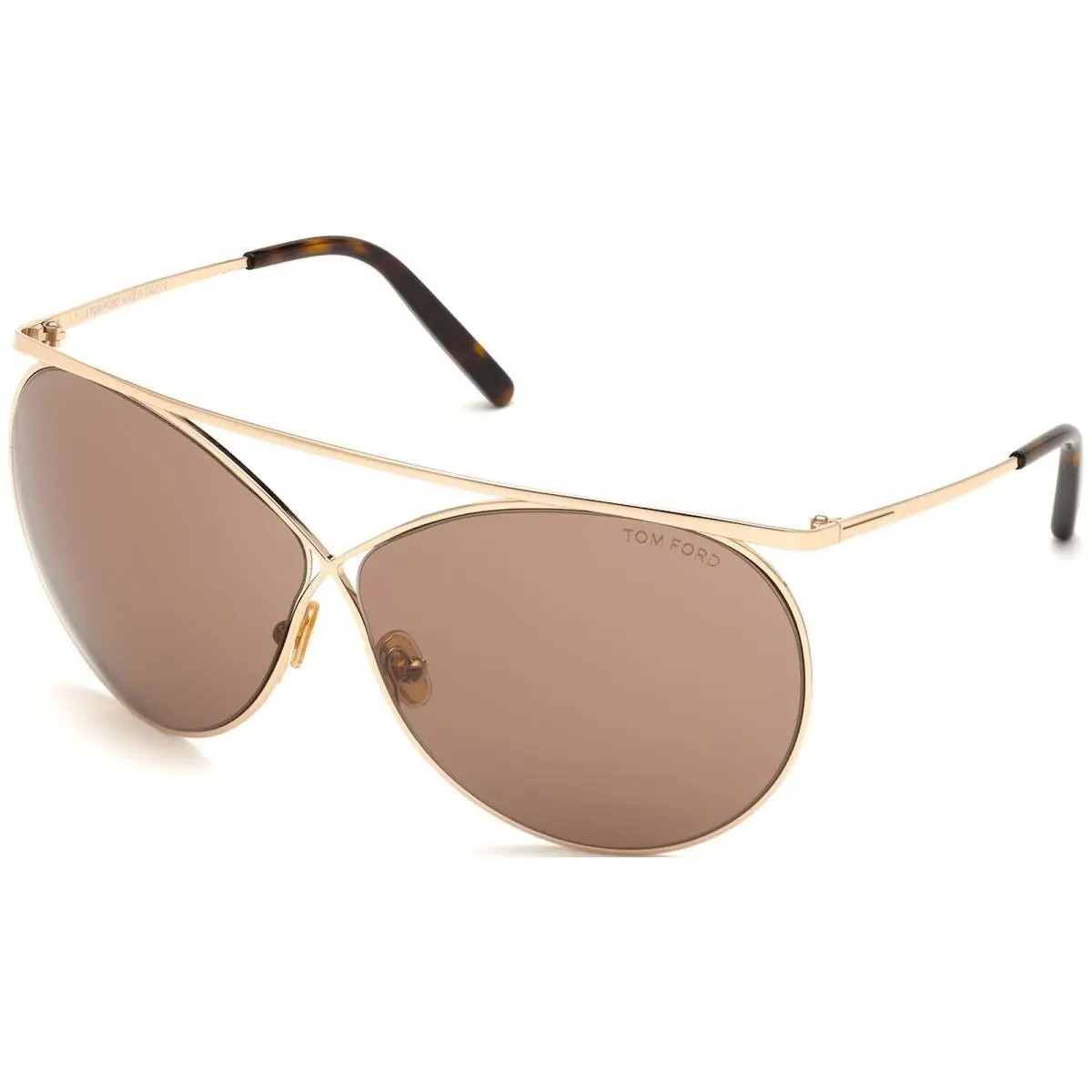 Tom Ford Stevle FT 0761 Gold/light Brown 28Y B Sunglasses