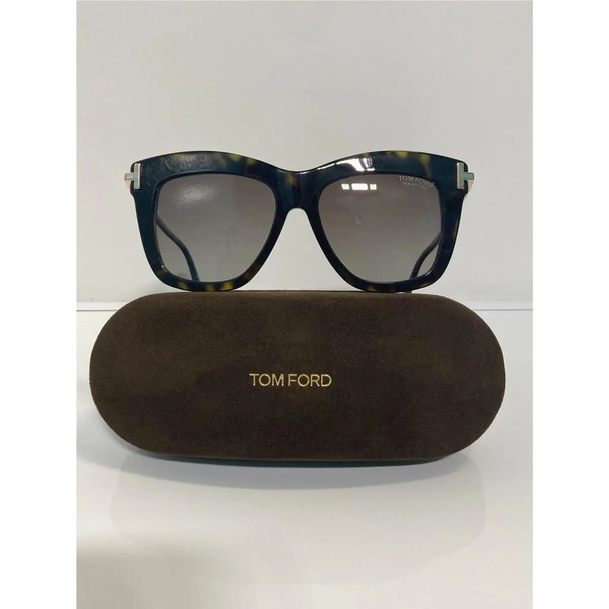 Tom Ford Dasha TF822 52h Havana Polarized Bold Acetate Woman s Sunglasses
