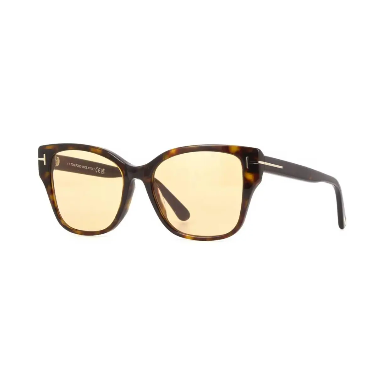 Tom Ford Elsa FT 1108 Dark Havana/light Orange Photochromic 52E Sunglasses - Frame: Dark Havana, Lens: Light Orange Photochromic