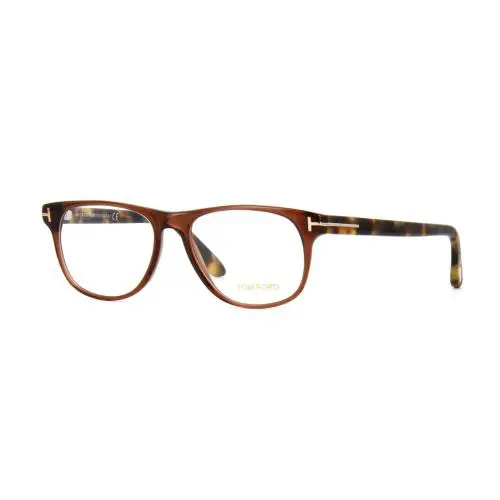 FT 5362 Transparent Brown and Havana 048 Eyeglasses by Tom Ford