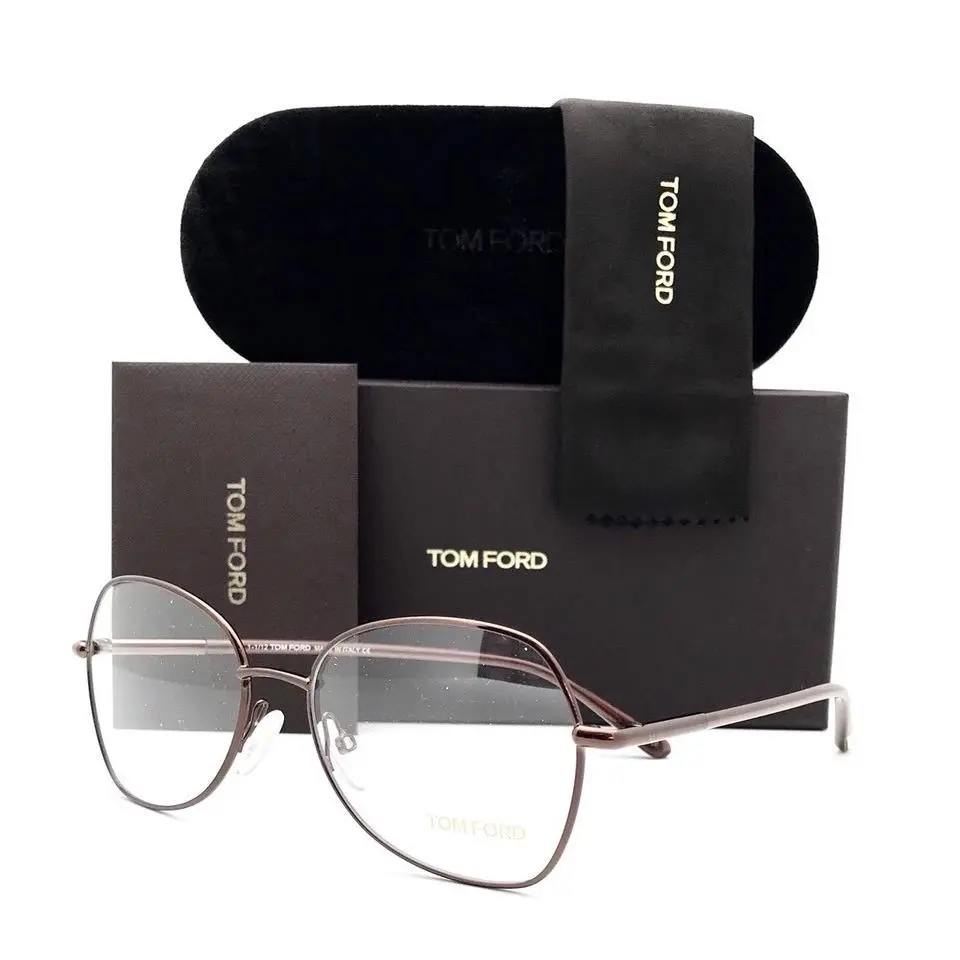 Tom Ford Eyeglasses 5248 045 Bronze 53•16•135 with Case