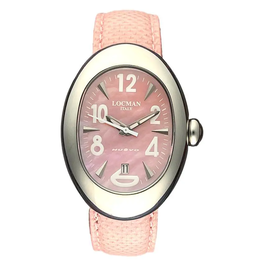Ladies Locman Nuovo Mother-of-pearl Sapphire Quartz Pink Watch Ref 020 33x46mm