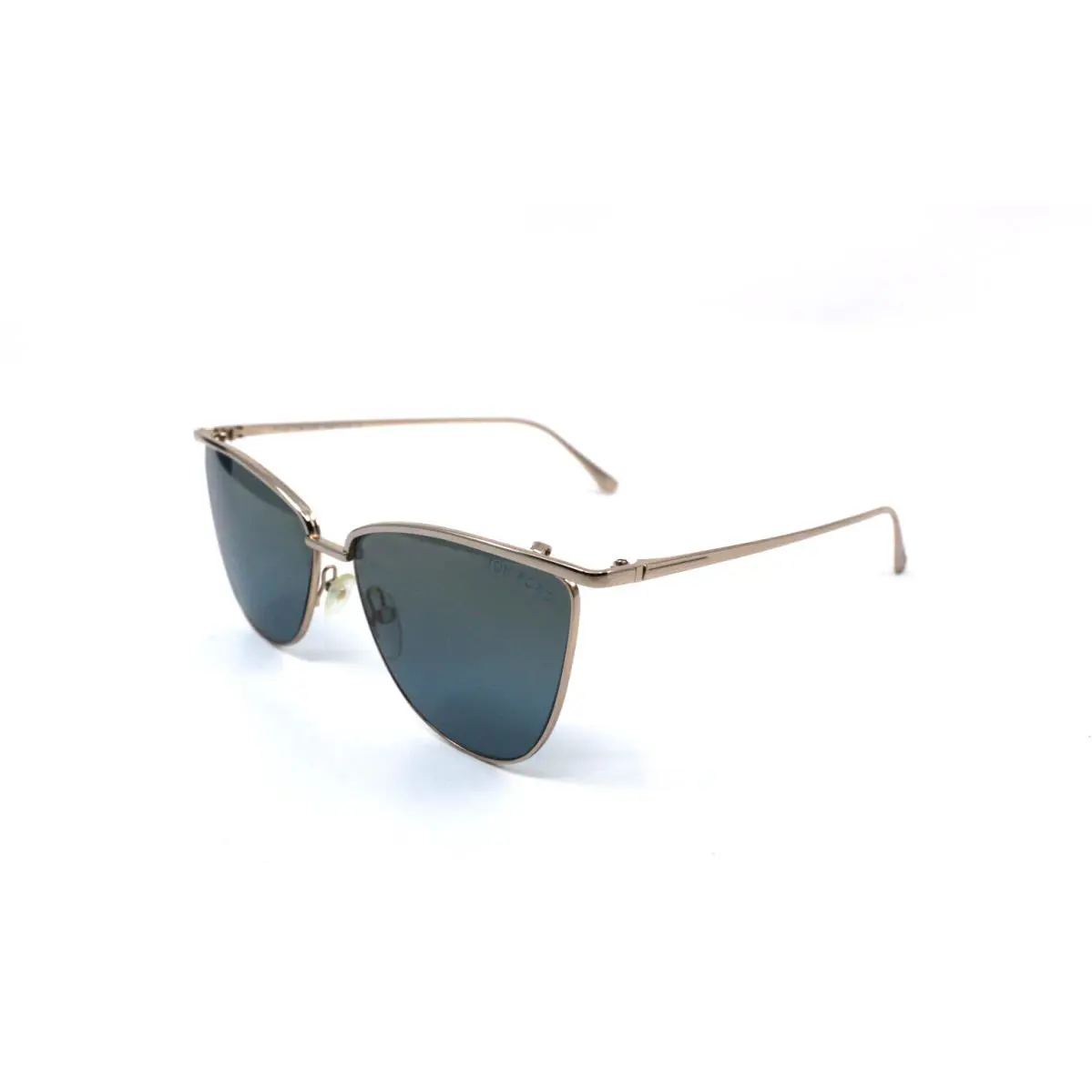 D0 Tom Ford Veronica FT684 28W Gold Blue Mirror 58-14-140 Sunglasses