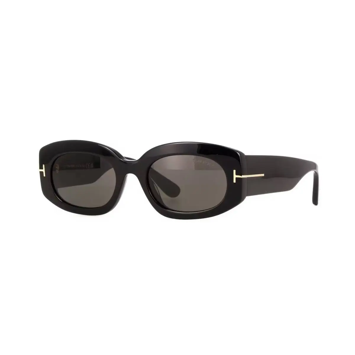 Tom Ford Cielle FT1187 Shiny Black/grey 01A Sunglasses - Frame: Shiny Black, Lens: Grey