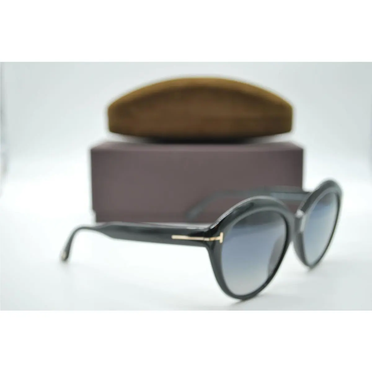 Tom Ford TF 763 01D Black Polarized Frame Sunglasses 56-18