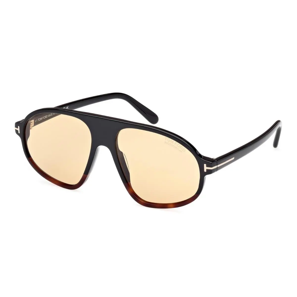 Erol FT1178 Black and Havana/brown 56E Sunglasses by Tom Ford