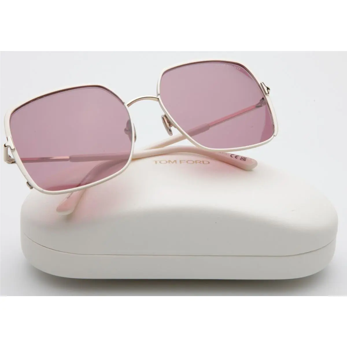 Tom Ford Raphaela TF 1006 32Y White Sunglasses 60-18-135mm B56mm Italy