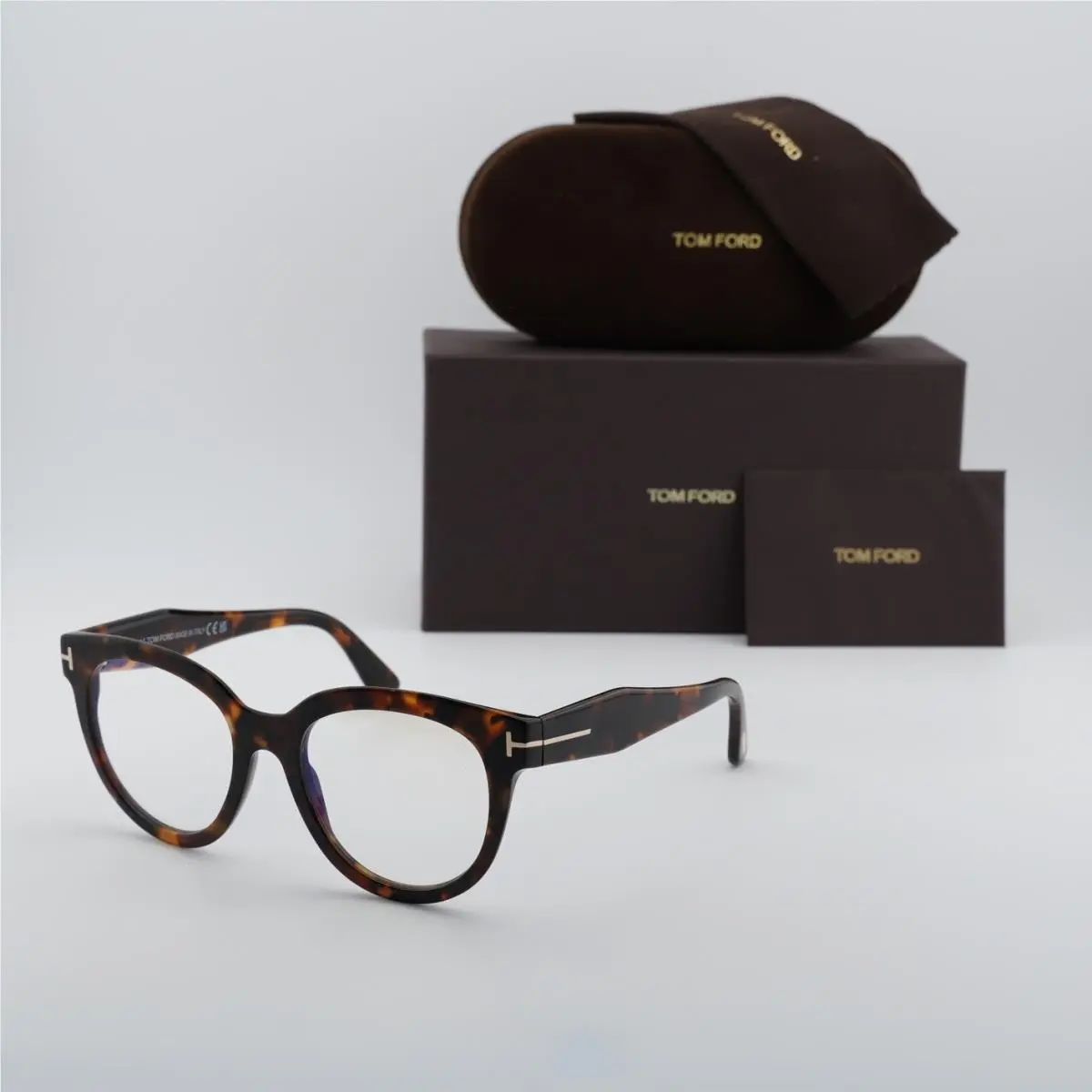 Tom Ford FT5987-B 052 Dark Havana 52mm Eyeglasses