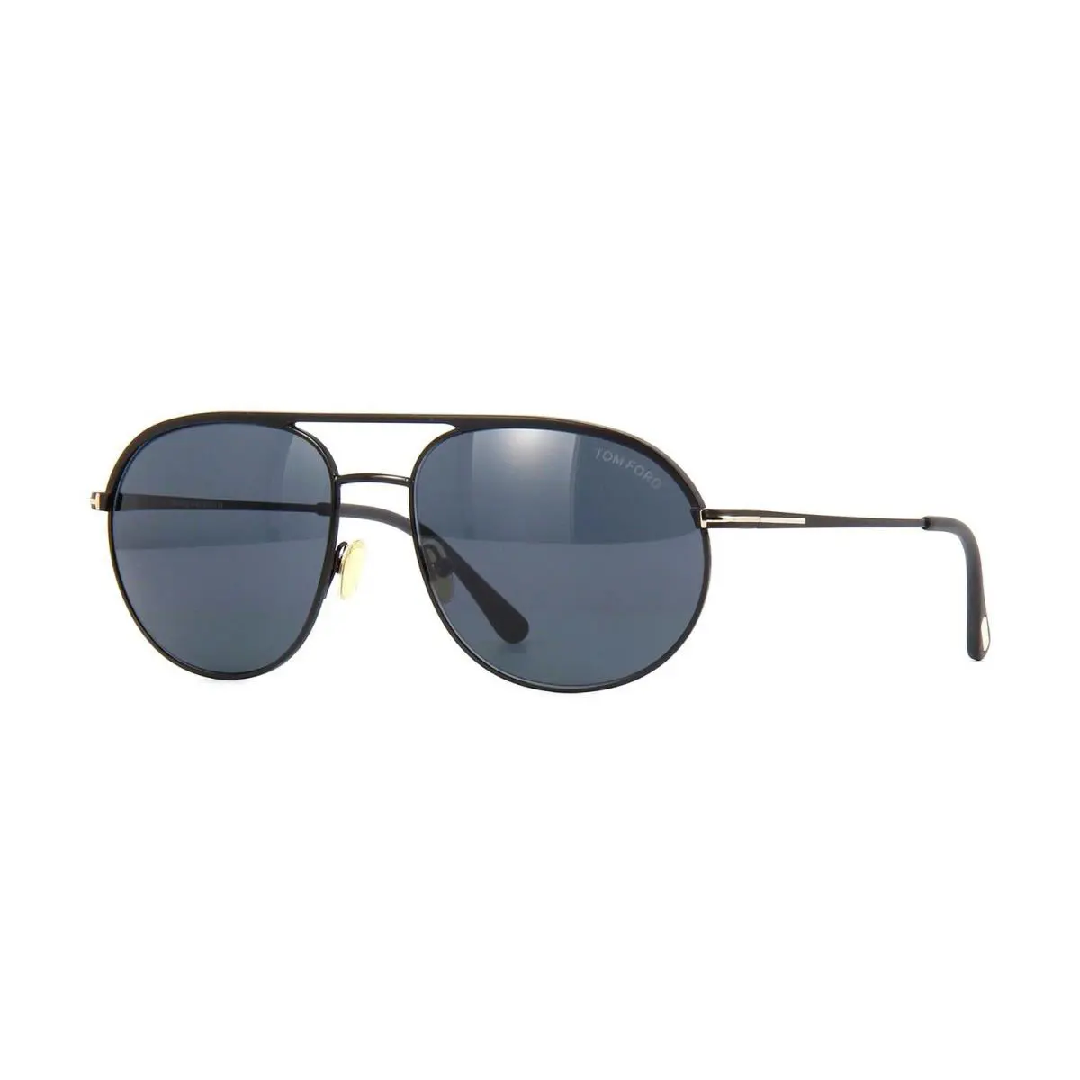 Tom Ford Gio FT 0772 Matte Black/blue 02A Sunglasses - Frame: Black, Lens: Blue