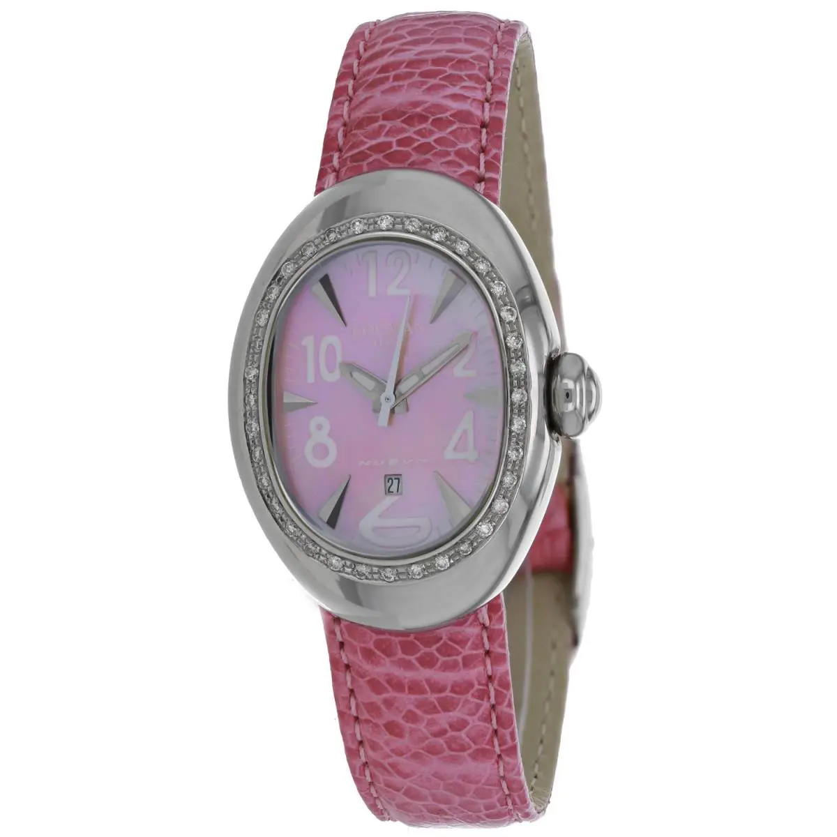 Locman Women`s Diamond Nuovo Mother of Pearl Dial Watch - 028MOPKD/PK by Locman Italy