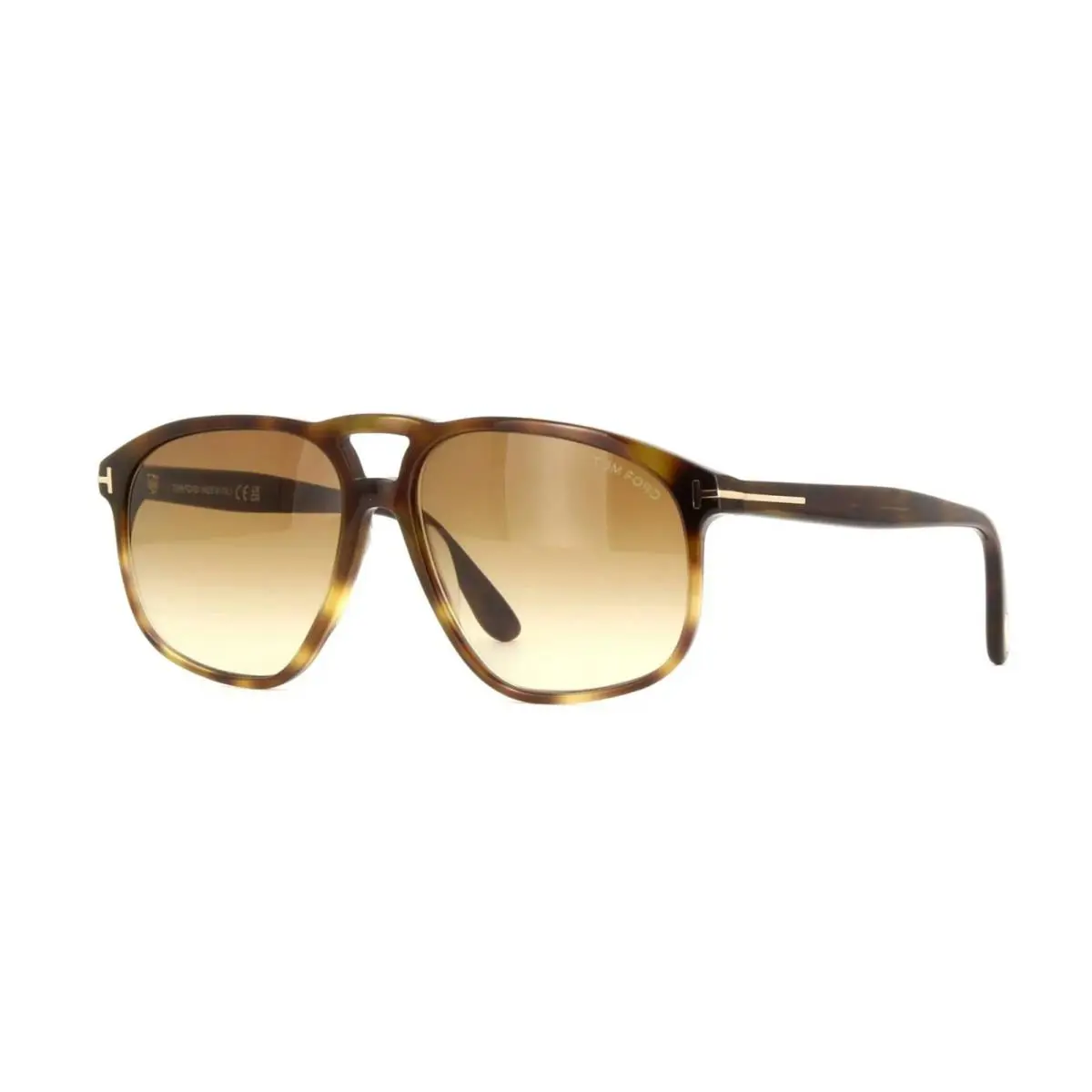 Tom Ford PIERRE-02 FT 1000 Havana Shaded/brown Shaded 56F Sunglasses