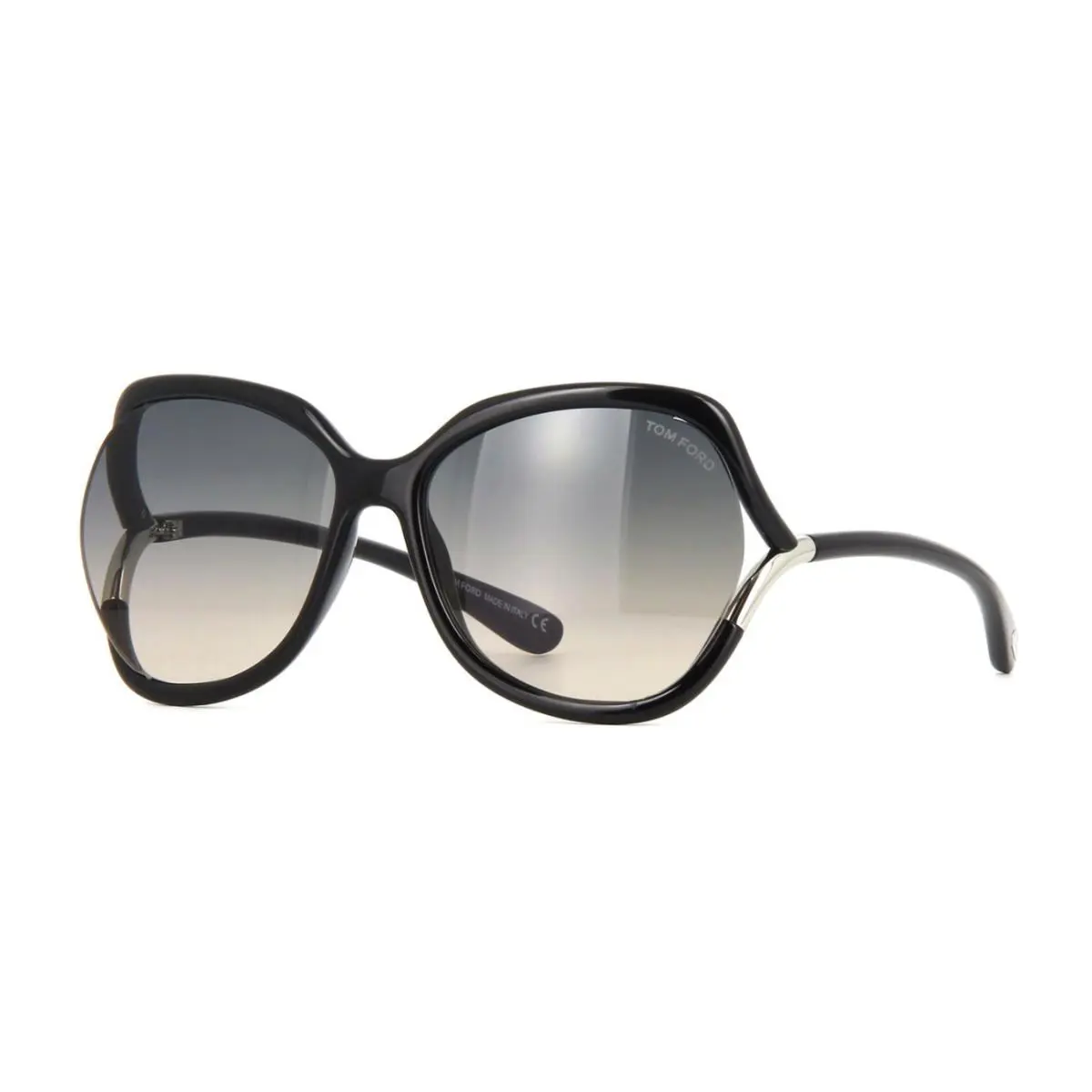 ANOUK-02 FT 0578 Shiny Black/grey Shaded 01B Sunglasses by Tom Ford