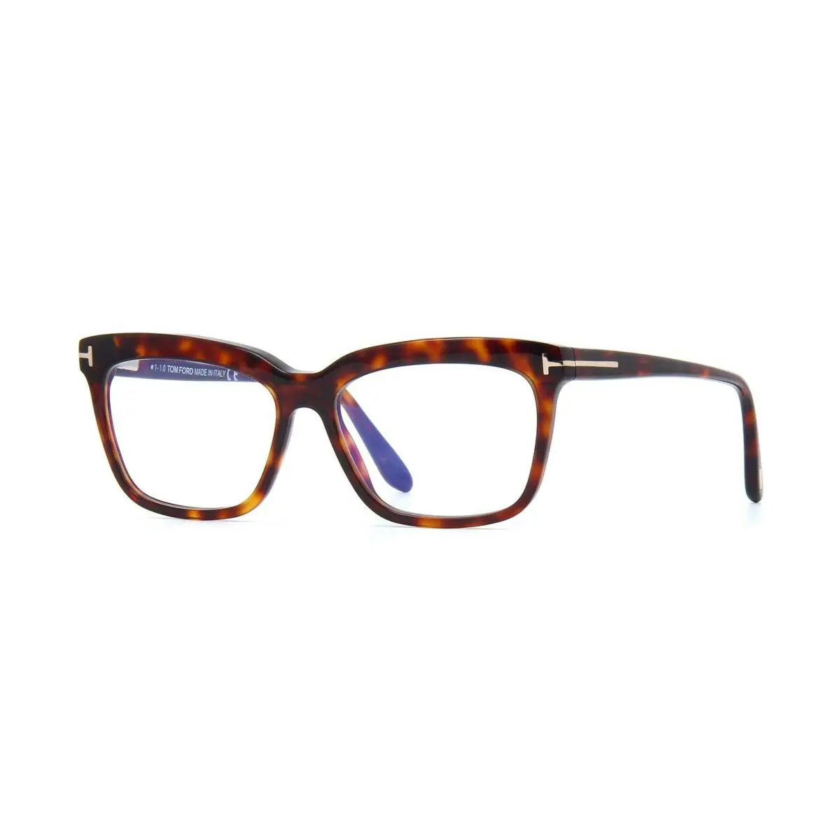 Tom Ford FT 5686-B Blue Block Red Havana 054 Eyeglasses
