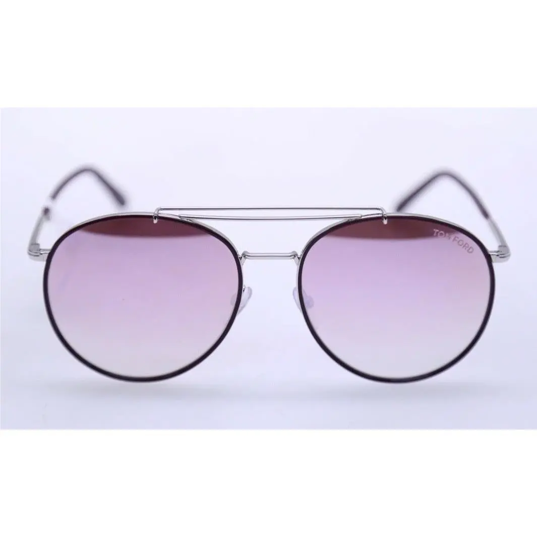 Tom Ford Wesley FT0694 Silver/purple Mirror 16T 58mm Sunglasses TF694 67
