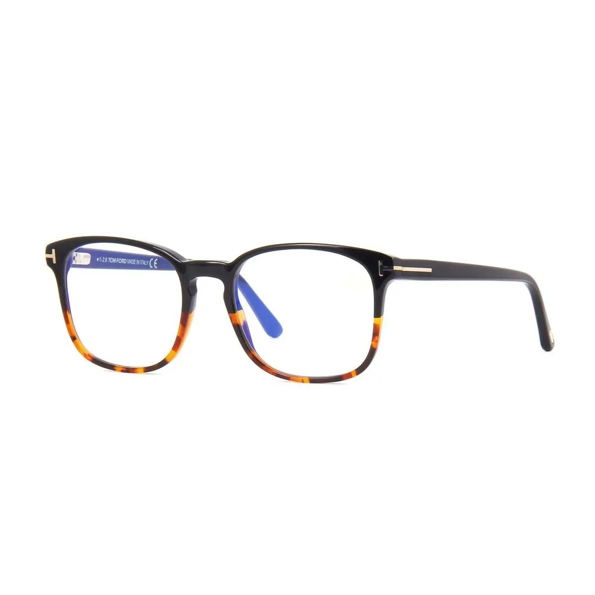 Tom Ford FT 5605-B Blue Block Black Havana 005 Eyeglasses