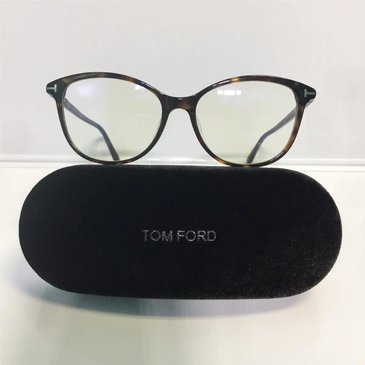 Tom Ford 5576FB 052 Havana Brn Plastic Woman Eyeglasses 54mm