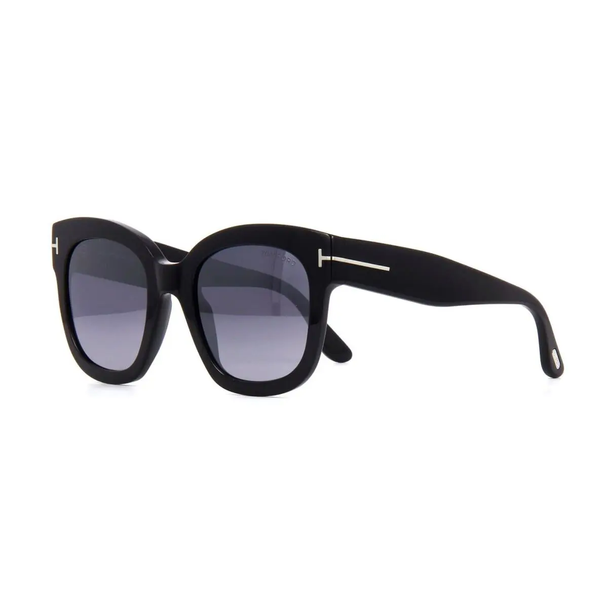 BEATRIX-02 FT 0613 Black/grey Silver Shaded Mirrored 01C Sunglasses by Tom Ford