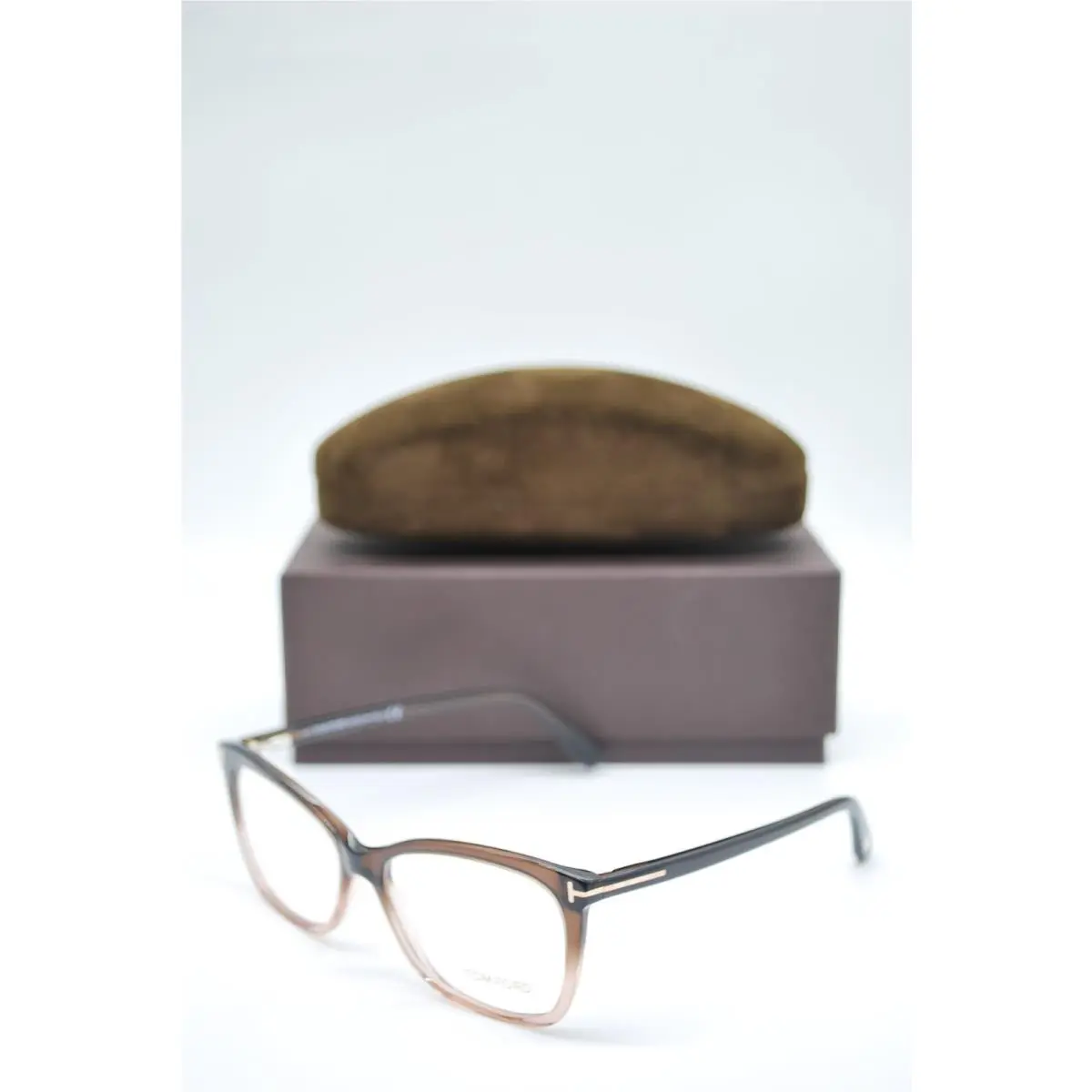 Tom Ford TF 5514 050 Brown Eyeglasses Frames 54-15