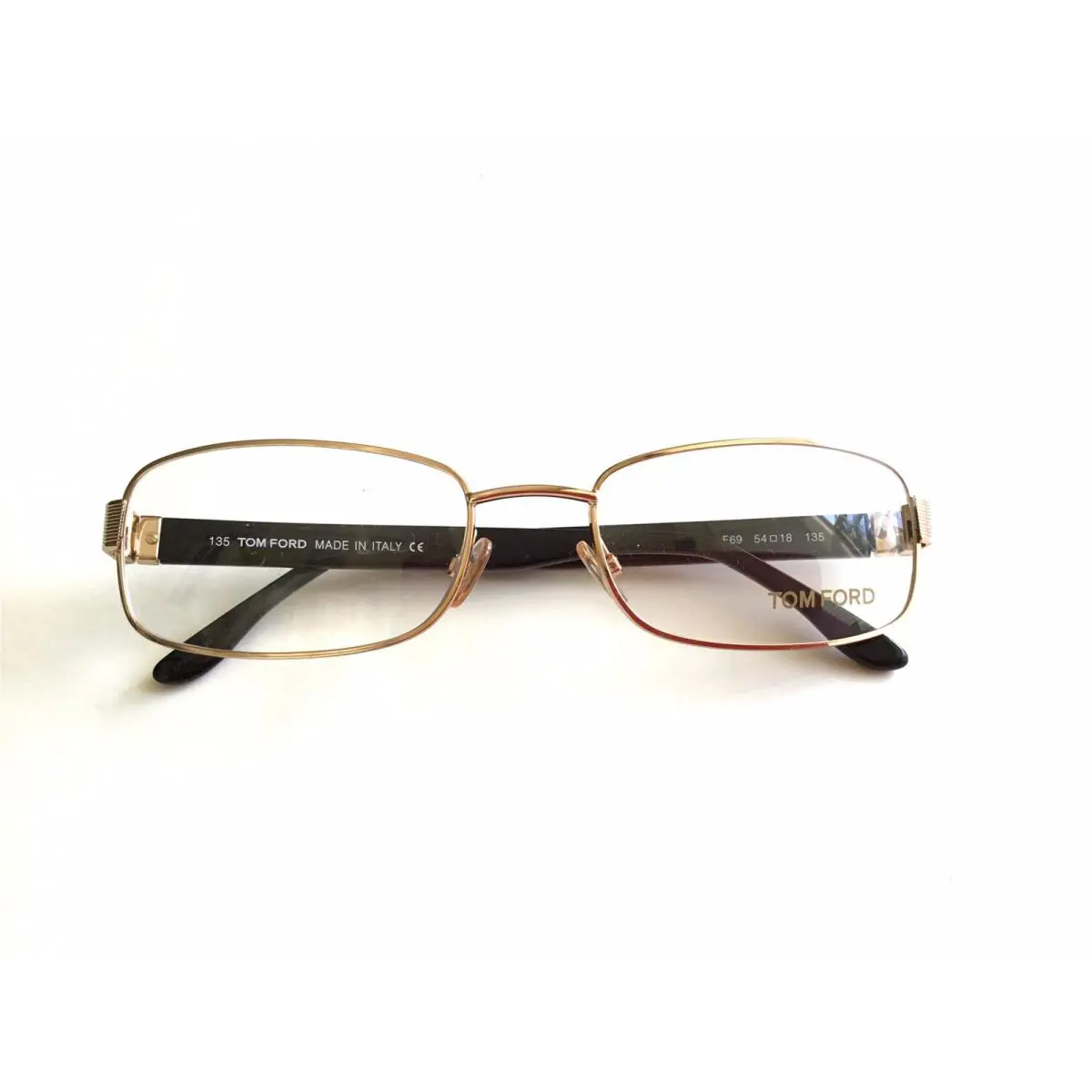 Tom Ford Eyeglasses TF 5092 Gold E69 Size 54mm Optical Frame