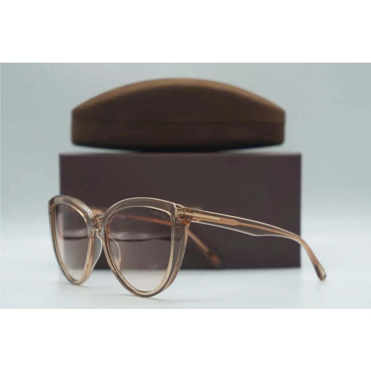 Tom Ford TF 915 45G Shiny Light Brown Sunglasses Frames 56-18
