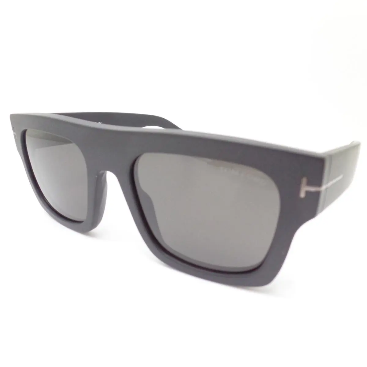Tom Ford Fausto TF 711-N 02A Matte Black Grey 53mm Sunglasses