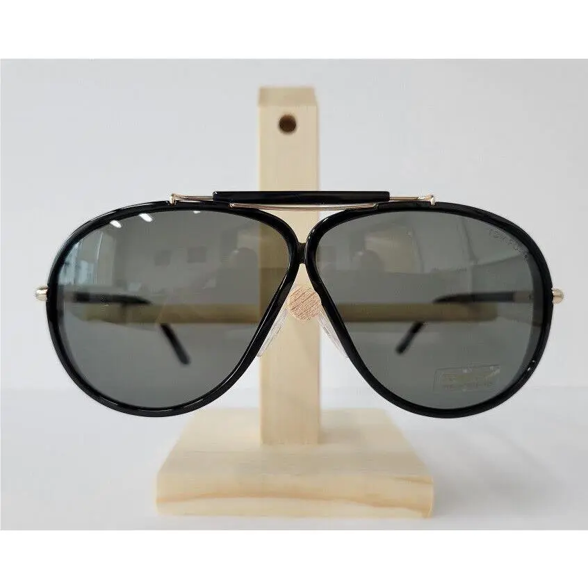 Tom Ford TF-509 Cedric Sunglasses Black Gold 01A