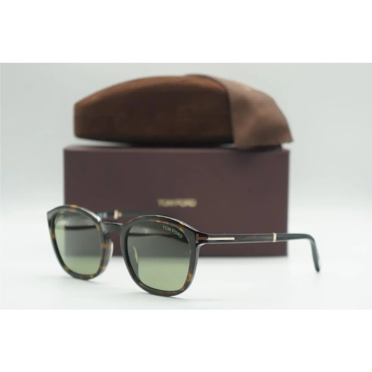 Tom Ford TF 1020 52N Dark Havana Green Sunglasses Frames 52-21