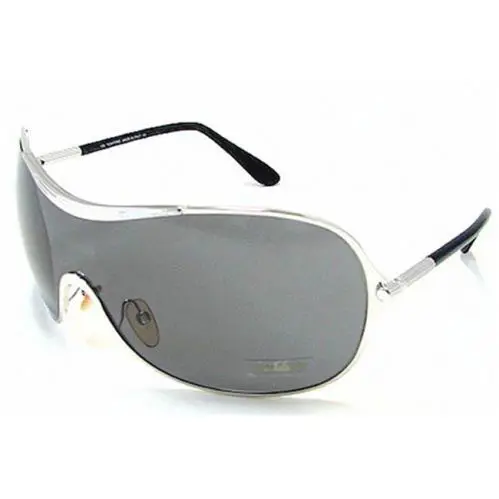 Tom Ford Amber Sunglasses Silver Frame Smoke Lens FT92 F80 140 125 - Frame: Silver, Lens: Smoke