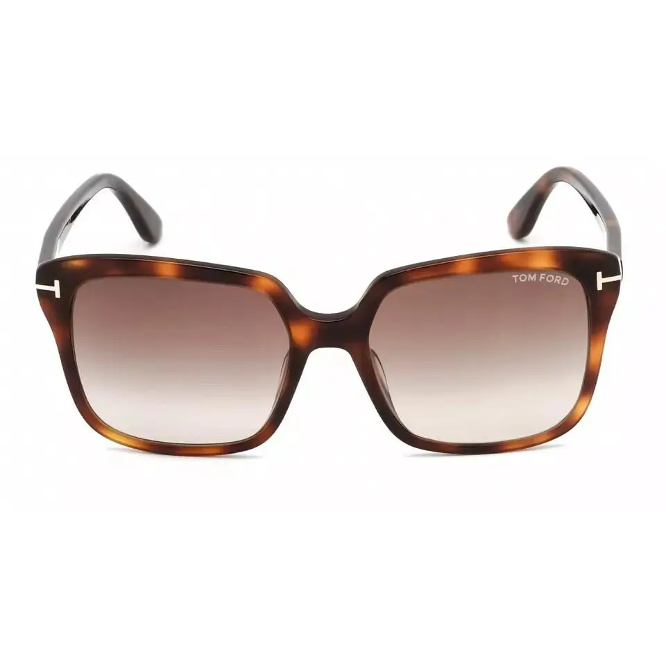TF0788-53F-56 Sunglasses Blonde Havana Frame Gradient Brown by Tom Ford