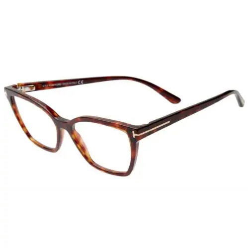Tom Ford Womens 53mm Blue Light Blocking Tortoise Square Sunglasses R1121