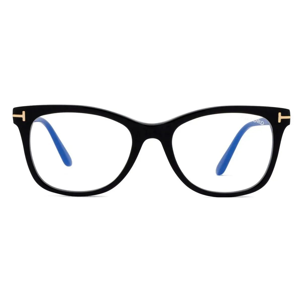Tom Ford FT5986-B Eyeglasses Female Shiny Black 52mm