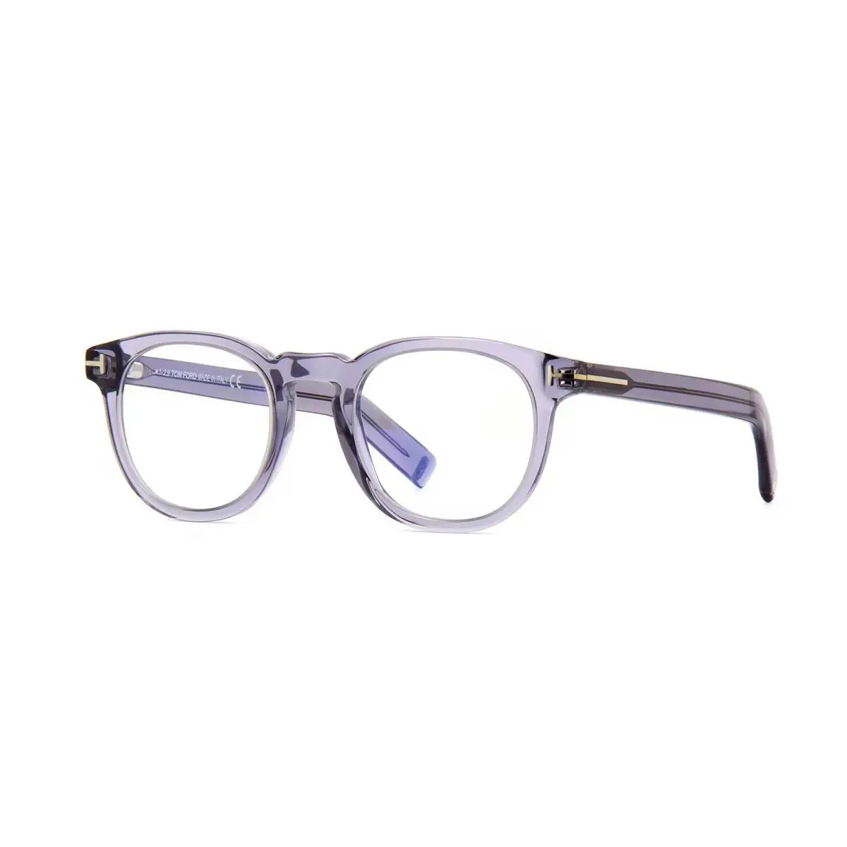 Tom Ford FT5629-B Blue Block Light Grey Crystal 020 Eyeglasses