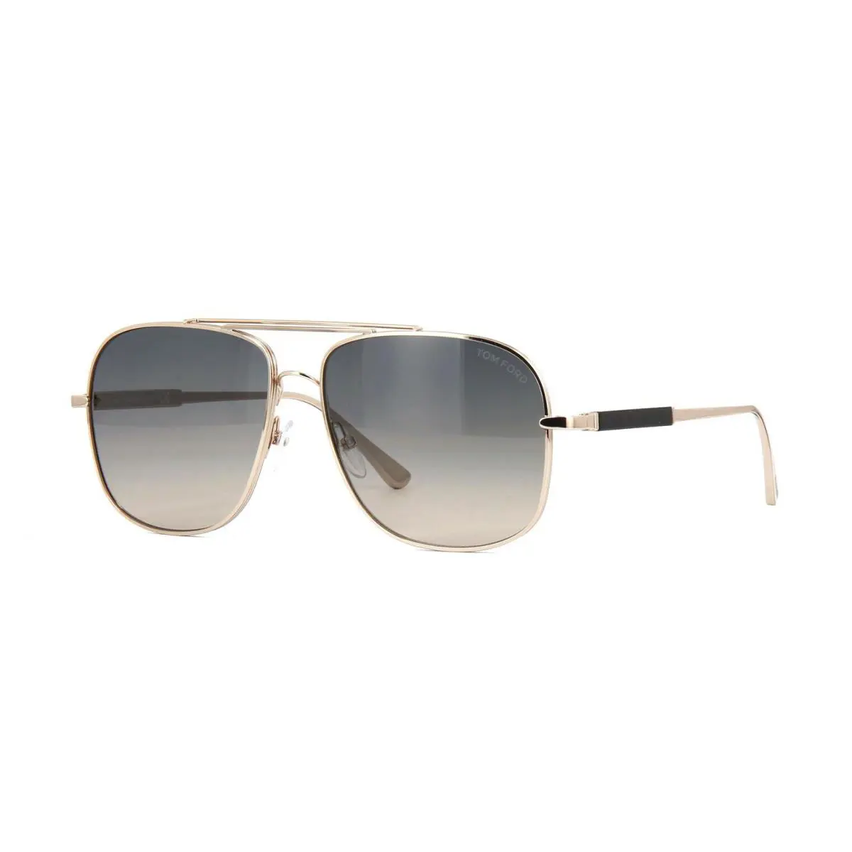 Tom Ford Jude FT 0669 Rose Gold/grey Pink Shaded Flash 28B Sunglasses