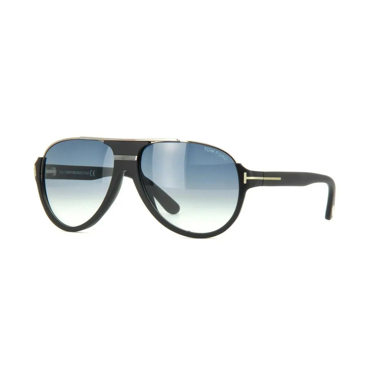 Tom Ford Dimitry FT 0334 Matte Black/blue Shaded 02W Sunglasses