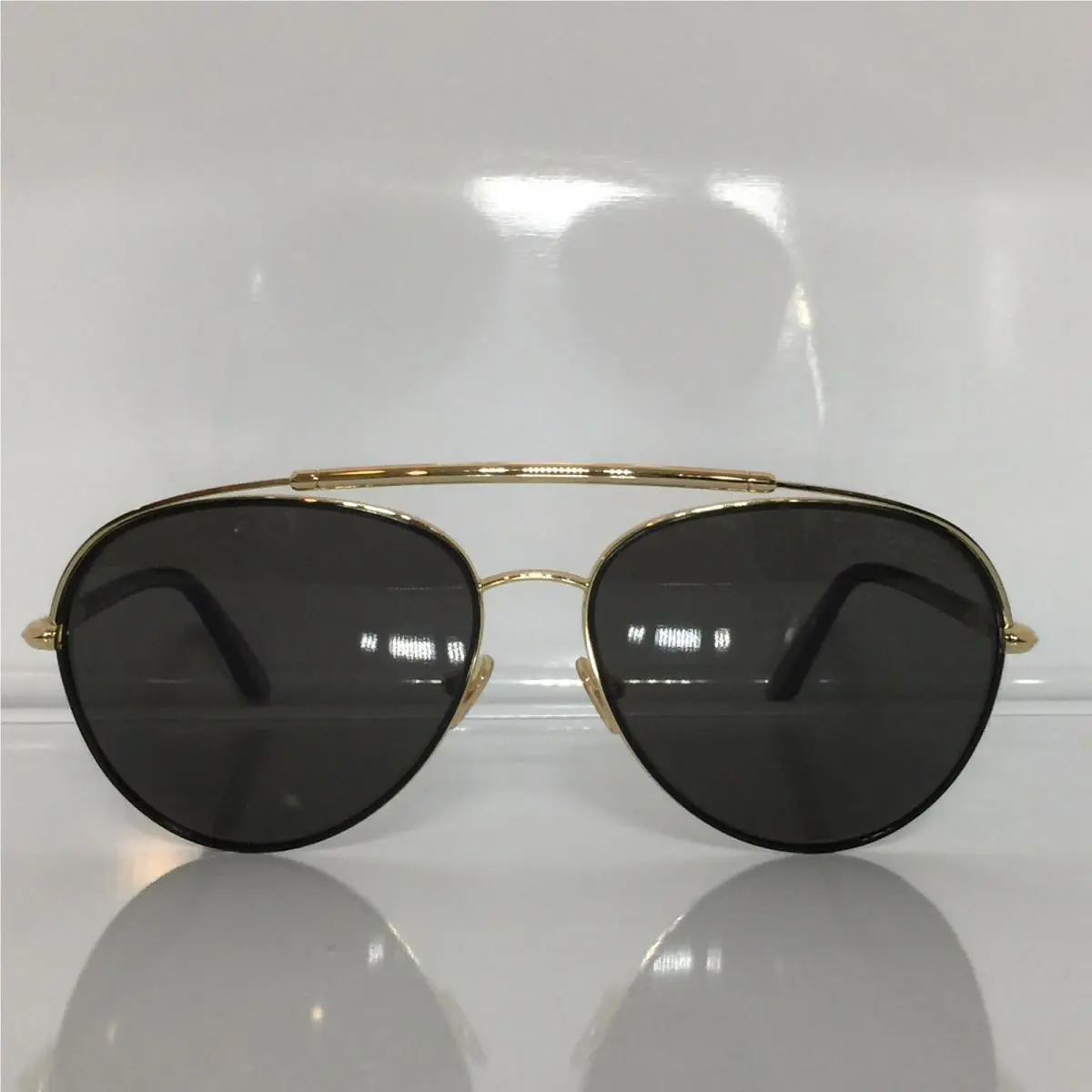 Tom Ford 748 Curtis Blk Gld Aviator Polarized Men s Sunglasses