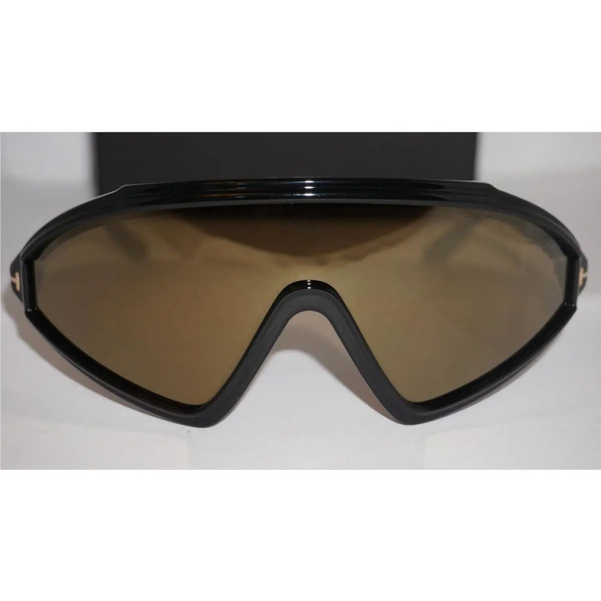Tom Ford Sunglasses Ski Shield Black Bronze Mirror FT1121/S 01G 00 00 120