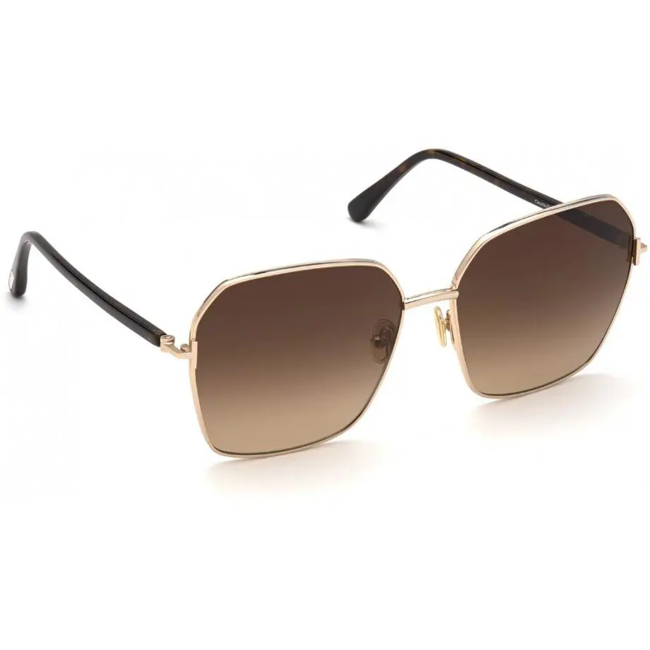 Tom Ford Claudia FT 0839 Dark Havana/brown 52F Sunglasses 62MM TF 839 - Frame: Brown