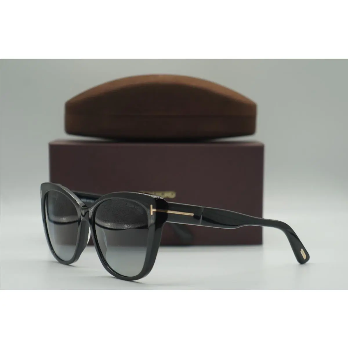 Tom Ford TF 937 01D Nora Black Smoke Pol Sunglasses Frames 57-17