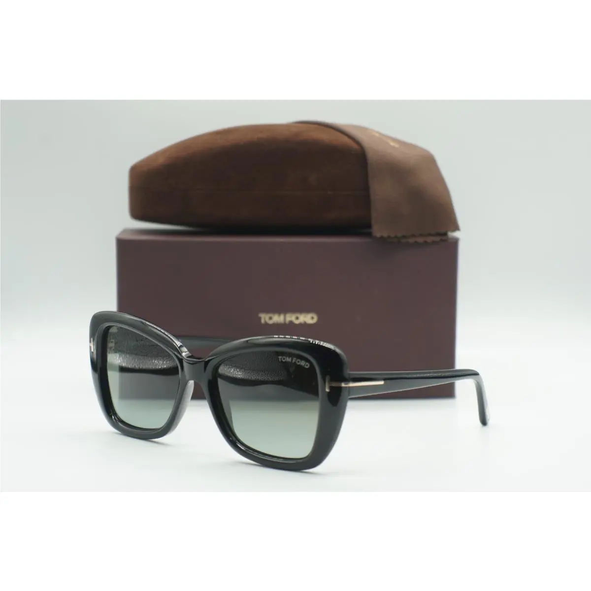 Tom Ford TF 1008 01B Black Sunglasses Frames 55-17