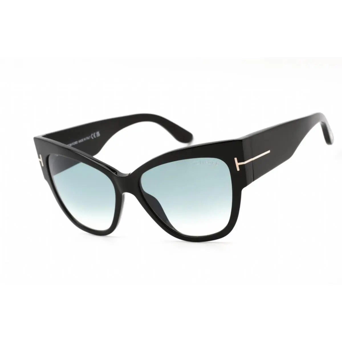 Anoushka FT0371 01B Sunglasses Black Frame Gradient Lenses 57mm by Tom Ford