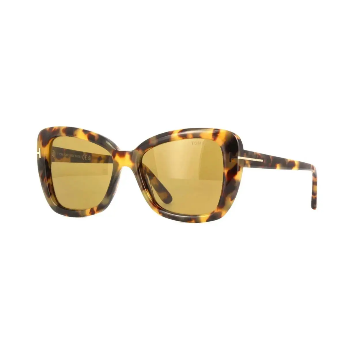 Tom Ford Maeve FT 1008 Havana/roviex 55J Sunglasses - Frame: Havana, Lens: Roviex
