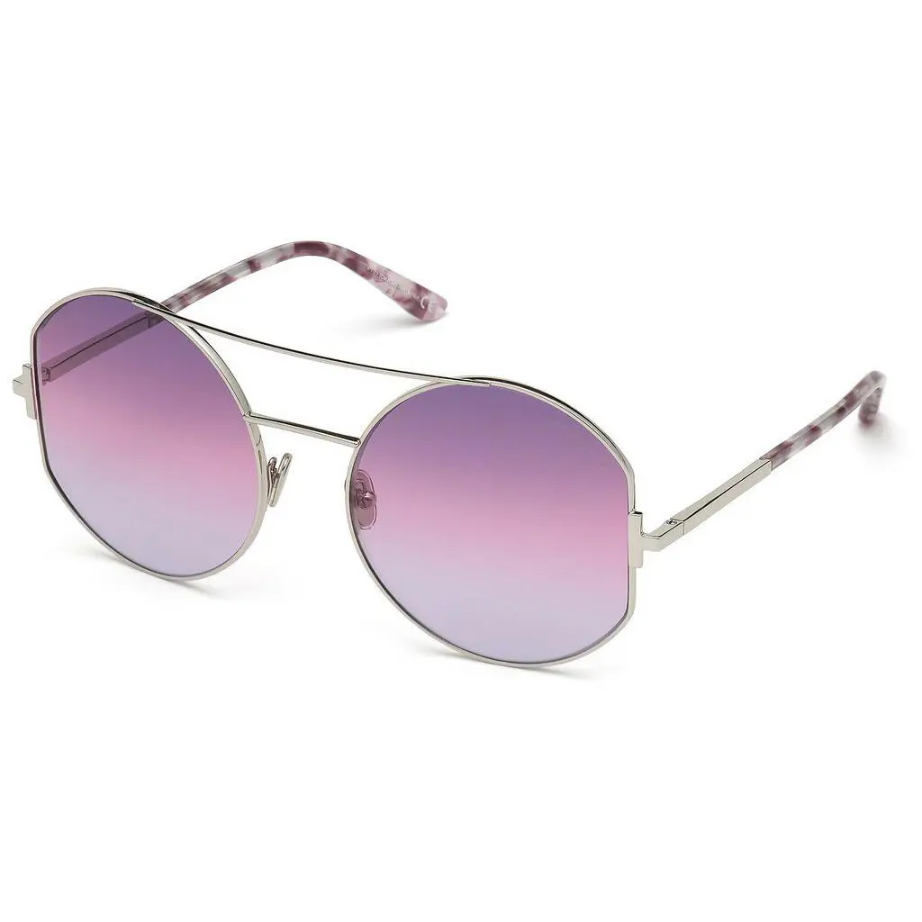 Tom Ford Dolly FT 0782 Shiny Palladium/violet 16Y Sunglasses