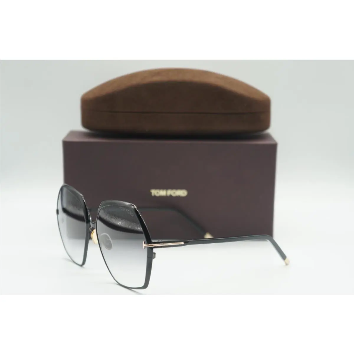 Tom Ford TF 912 01B FONDA-02 Black Sunglasses Frames 60-15