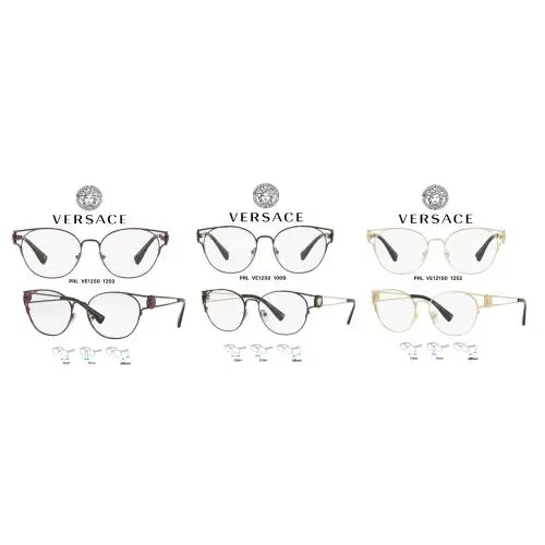 Versace VE1250 Eyeglass Frames Multiple Colors Size 52mm