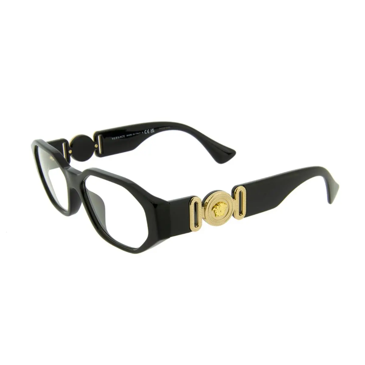 Versace Reading Glasses Mod. 3320-U GB1 56-16 145 Black Gold Frames Readers