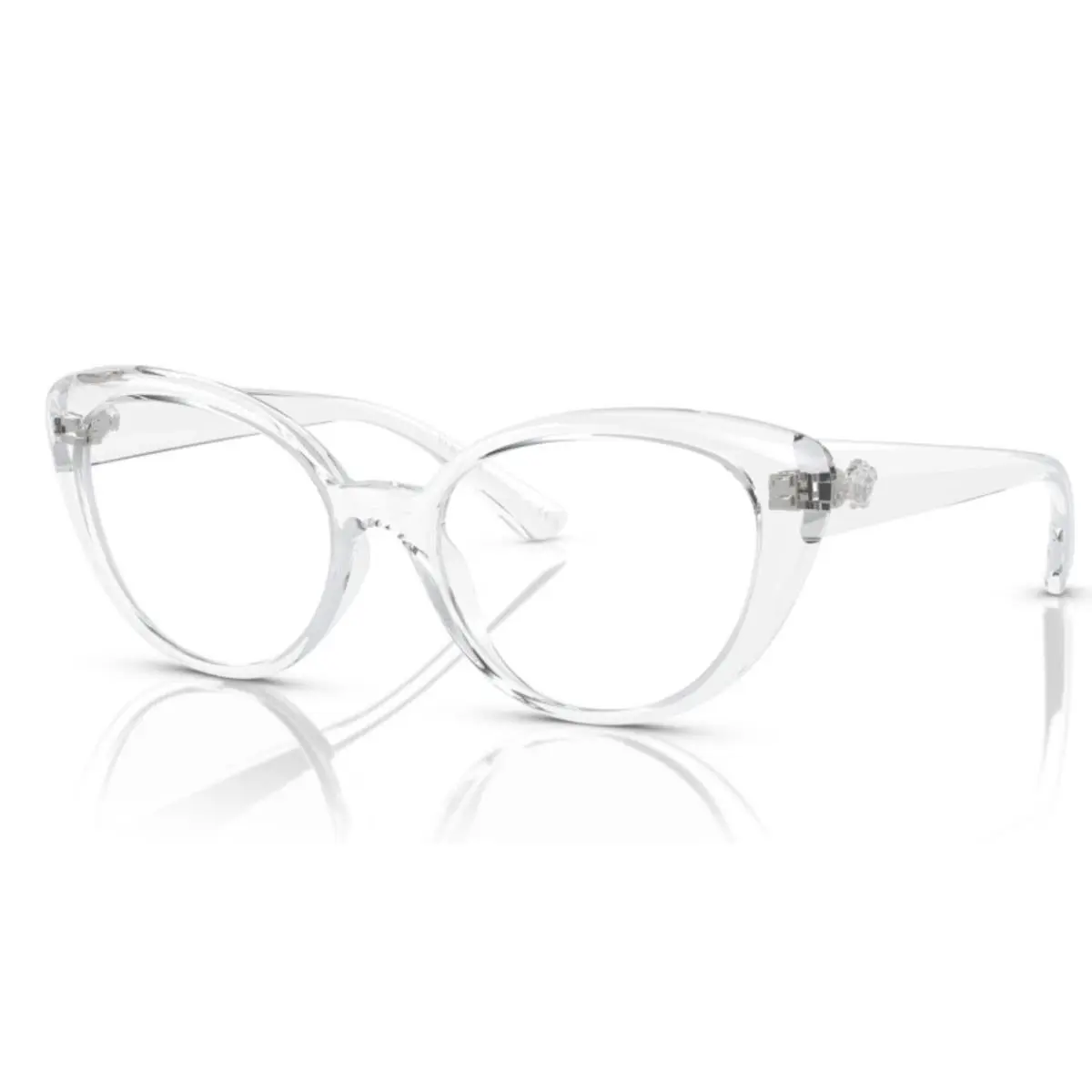 Versace Reading Glasses Mod. 3349-U 148 53-17 Clear Cat Eyes Frames Readers