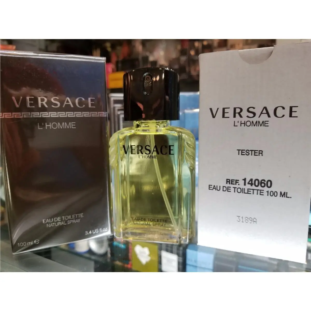 Versace L`homme 3.4 oz 100 Edt Eau de Toilette Spray Men - in Box