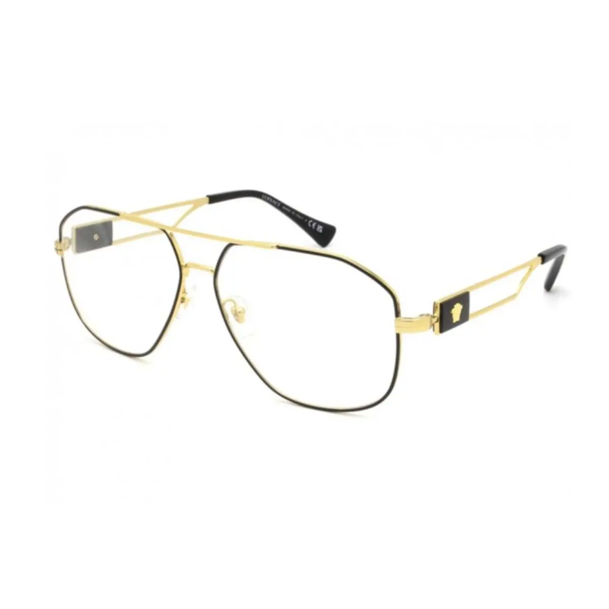 Versace Aviator Reading Glasses Mod. 1287 1443 57-13 145 Gold Frames Readers