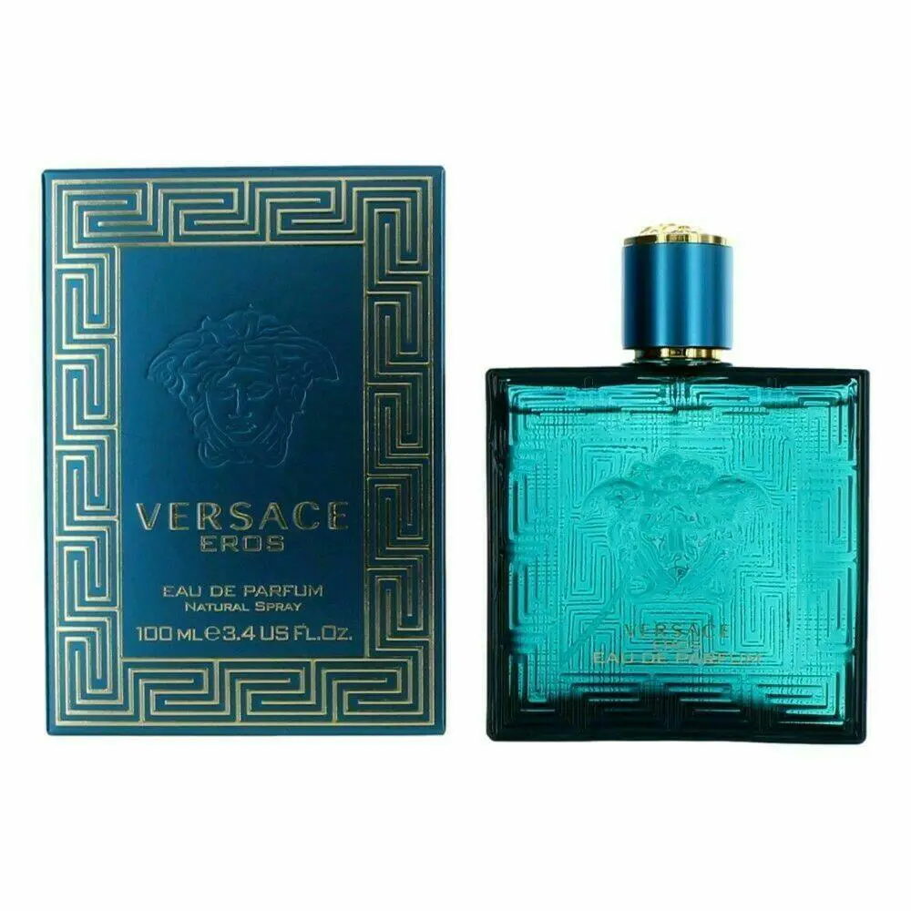 Eros Edp Eau de Parfum Spray For Men 1.7 3.4 6.7oz / 50 100 200ml 3.4 fl oz by Versace