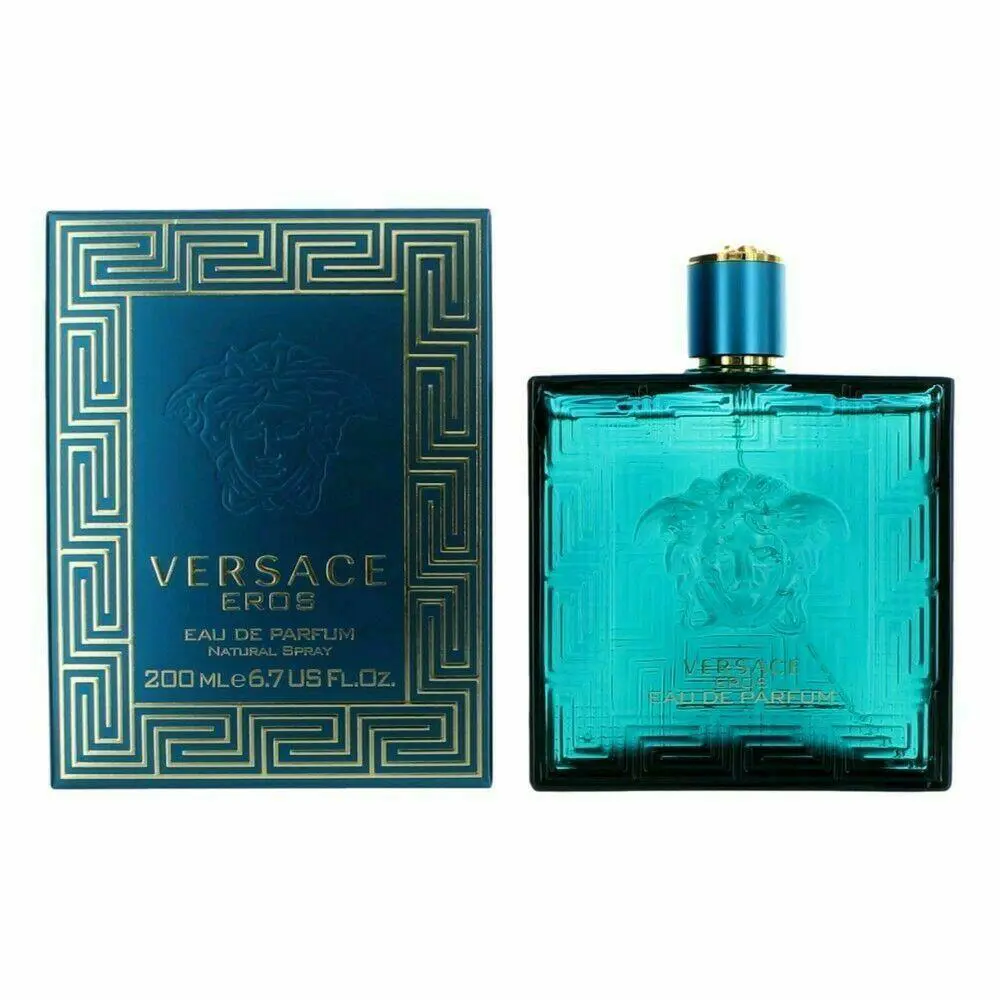 Eros Edp Eau de Parfum Spray For Men 1.7 3.4 6.7oz / 50 100 200ml 6.7 fl oz by Versace
